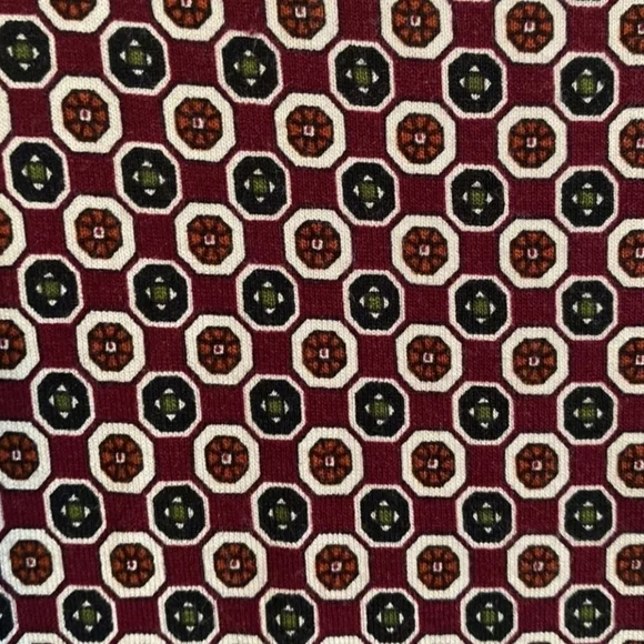 J. Jill Wearever Collection Tunic Top Maroon Medallion Floral Women's XL EUC - Picture 6 of 9